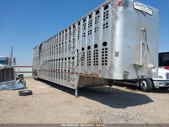  Salvage Wilson Trailer Co Cattle Trailer