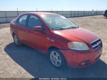  Salvage Chevrolet Aveo