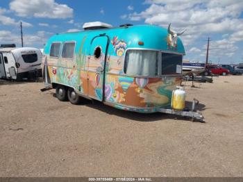  Salvage Airstream Travel Trailer