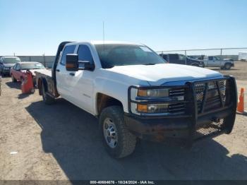  Salvage Chevrolet Silverado 2500