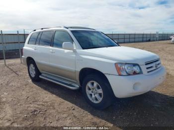  Salvage Toyota Highlander