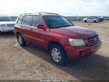  Salvage Toyota Highlander