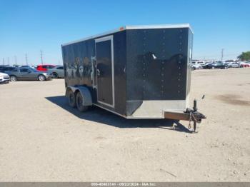  Salvage Lark United Cargo Trailer 7x16