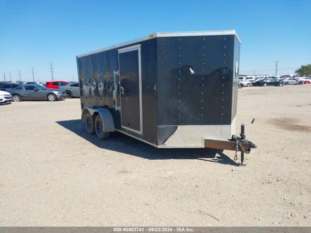  Salvage Lark United Cargo Trailer 7x16