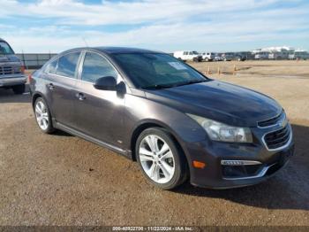  Salvage Chevrolet Cruze