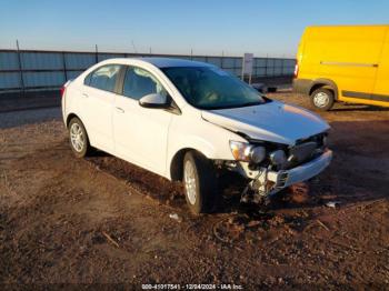  Salvage Chevrolet Sonic