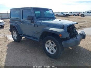  Salvage Jeep Wrangler