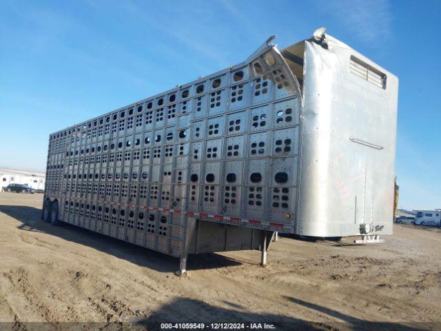  Salvage Wilson Trailer Co Livestock Semi Trailer