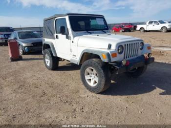  Salvage Jeep Wrangler