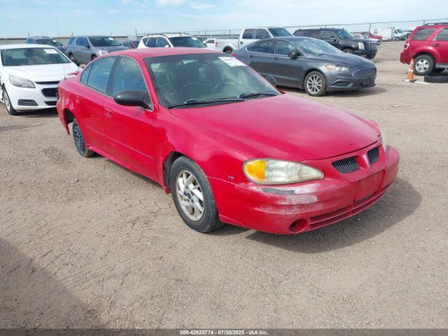  Salvage Pontiac Grand Am