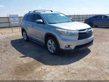  Salvage Toyota Highlander