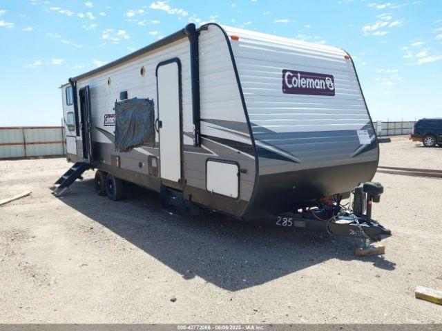  Salvage Coleman 34  Bumper Pull Travel Tr