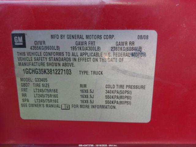 Chevrolet Express Work Van Image 8