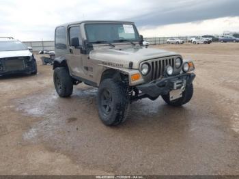  Salvage Jeep Wrangler
