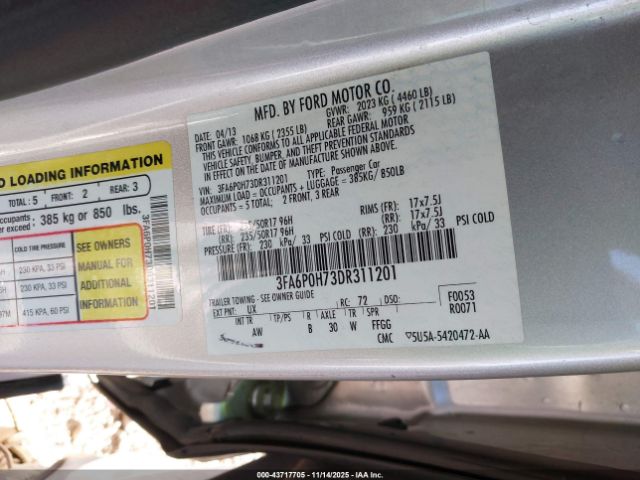 Ford Fusion Se Image 4